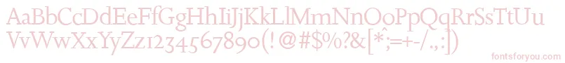 Подробнее о шрифте JosieLightRegular Шрифт JosieLightRegular – розовые шрифты