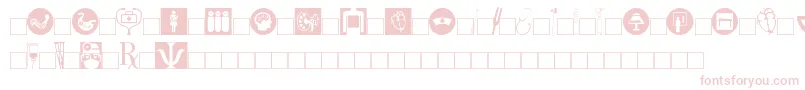 Healtsym Font – Pink Fonts on White Background