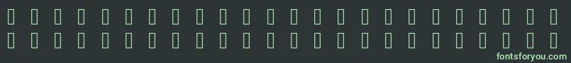 Iconvault-Schriftart – Grüne Schriften auf schwarzem Hintergrund