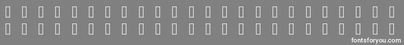 Шрифт Iconvault – белые шрифты на сером фоне