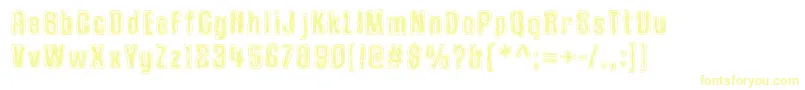 OnionSoup-Schriftart – Gelbe Schriften