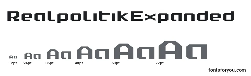 RealpolitikExpanded Font Sizes