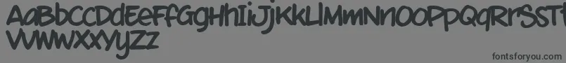 More about MixtmkT Font MixtmkT Font – Black Fonts on Gray Background