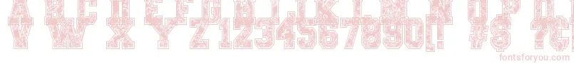 PaysleySports Font – Pink Fonts on White Background