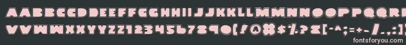 Landwv2p Font – Pink Fonts on Black Background