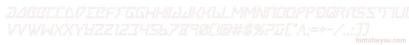 Traceroutital Font – Pink Fonts