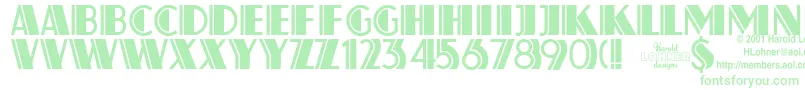 Atlassolid-Schriftart – Grüne Schriften