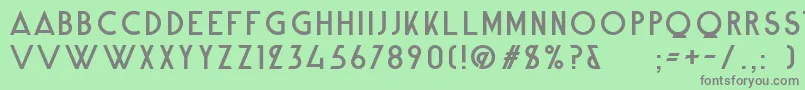 More about AlpineTypefaceCleanRegular Font AlpineTypefaceCleanRegular Font – Gray Fonts on Green Background