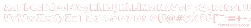 CamdenRegularDb Font – Pink Fonts on White Background