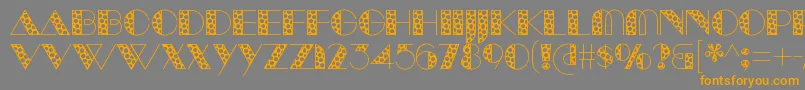 More about ManbowSpots Font ManbowSpots Font – Orange Fonts on Gray Background