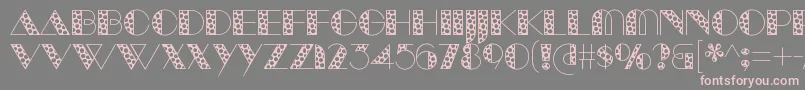 More about ManbowSpots Font ManbowSpots Font – Pink Fonts on Gray Background