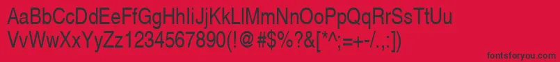 AghlvcyrillicNormal80n Font – Black Fonts on Red Background