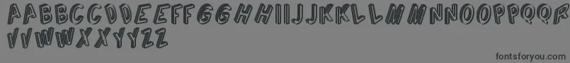 CarganteTfb Font – Black Fonts on Gray Background