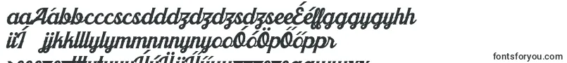 Шрифт KhadijaSpurs1 – венгерские шрифты