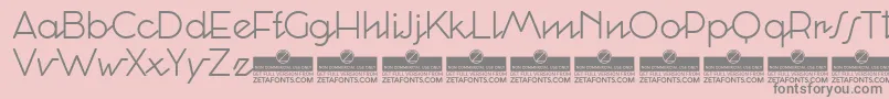 CocosignumcorsivoitalicoLtTrial Font – Gray Fonts on Pink Background