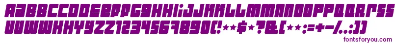 IndustrialDecapitalistBolditalic Font – Purple Fonts