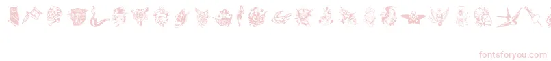 TattooViejaEscuela3 Font – Pink Fonts