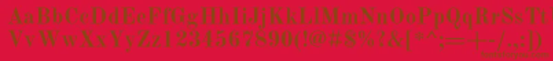 Подробнее о шрифте OldStandardTtПолужирный Шрифт OldStandardTtПолужирный – коричневые шрифты на красном фоне