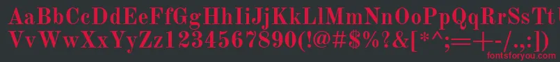 OldStandardTtРџРѕР»СѓР¶РёСЂРЅС‹Р№ Font – Red Fonts on Black Background