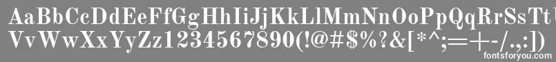 OldStandardTtРџРѕР»СѓР¶РёСЂРЅС‹Р№ Font – White Fonts on Gray Background