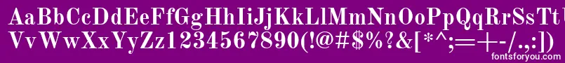 OldStandardTtРџРѕР»СѓР¶РёСЂРЅС‹Р№ Font – White Fonts on Purple Background