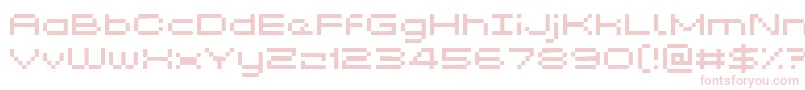 Kyrou5Wide Font – Pink Fonts on White Background