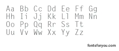 LetterGothicMt-fontti