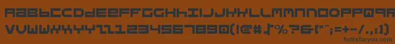 Stuntman Font – Black Fonts on Brown Background