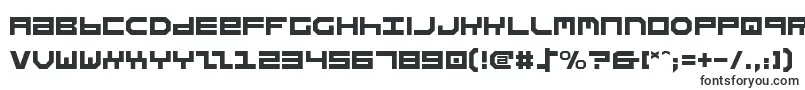 Шрифт Stuntman – квадратные шрифты
