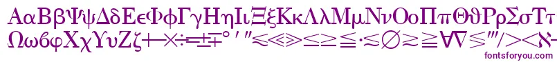 Quantapithreessk Font – Purple Fonts on White Background