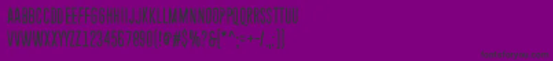 EndlessHeartache Font – Black Fonts on Purple Background