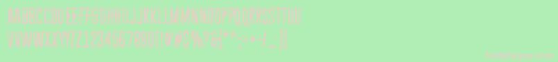 EndlessHeartache Font – Pink Fonts on Green Background