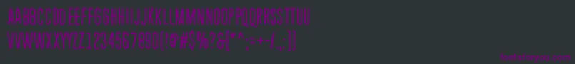 EndlessHeartache Font – Purple Fonts on Black Background