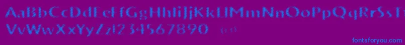 Подробнее о шрифте VtksTrunkset Шрифт VtksTrunkset – синие шрифты на фиолетовом фоне