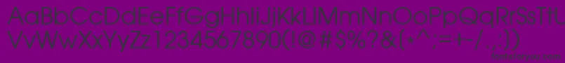 フォントLove – 紫の背景に黒い文字