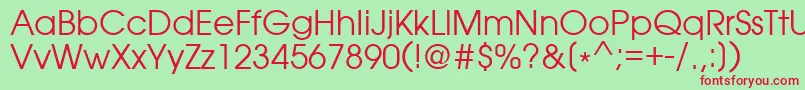 Love Font – Red Fonts on Green Background
