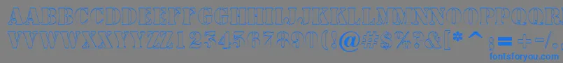 More about AStampersh Font AStampersh Font – Blue Fonts on Gray Background