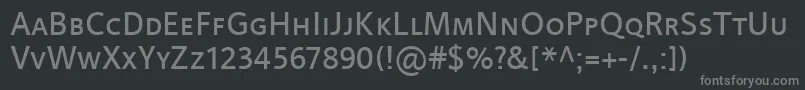 Подробнее о шрифте LinotypeProjektSmallCaps Шрифт LinotypeProjektSmallCaps – серые шрифты на чёрном фоне