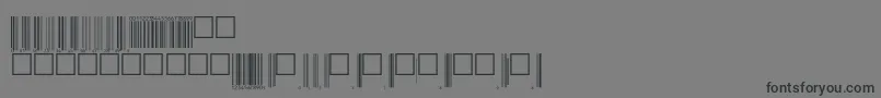 Upcbwrp72tt Font – Black Fonts on Gray Background