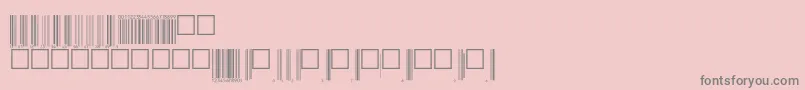 Upcbwrp72tt Font – Gray Fonts on Pink Background