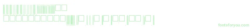 フォントUpcbwrp72tt – 緑のフォント