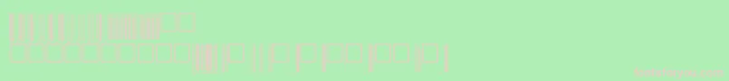 Upcbwrp72tt Font – Pink Fonts on Green Background