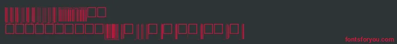 Upcbwrp72tt Font – Red Fonts on Black Background