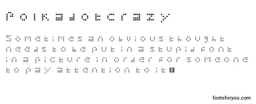 Review of the Polkadotcrazy Font