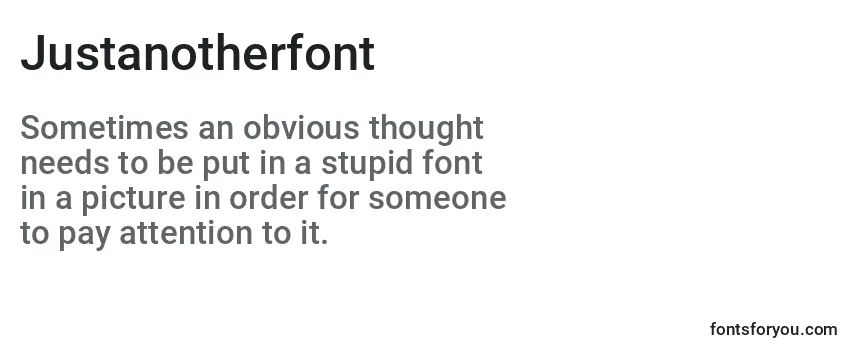 Justanotherfont Font