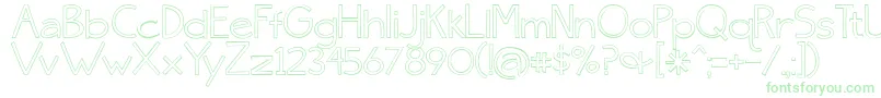 Skinny ffy Font – Green Fonts