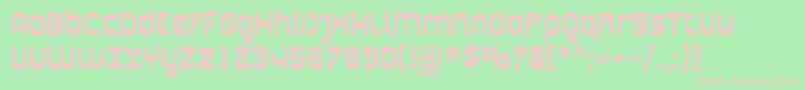 SfplasmaticaBold Font – Pink Fonts on Green Background