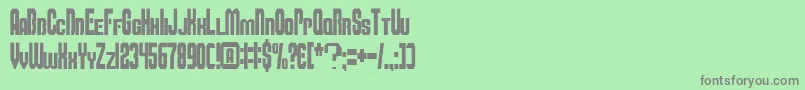 Шрифт Smbfont – серые шрифты на зелёном фоне