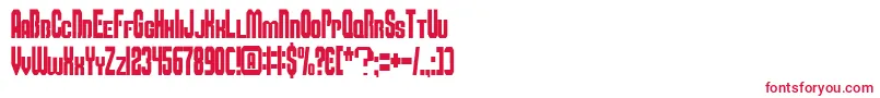 フォントSmbfont – 赤い文字