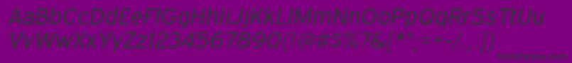 ExpresswaybkItalic Font – Black Fonts on Purple Background